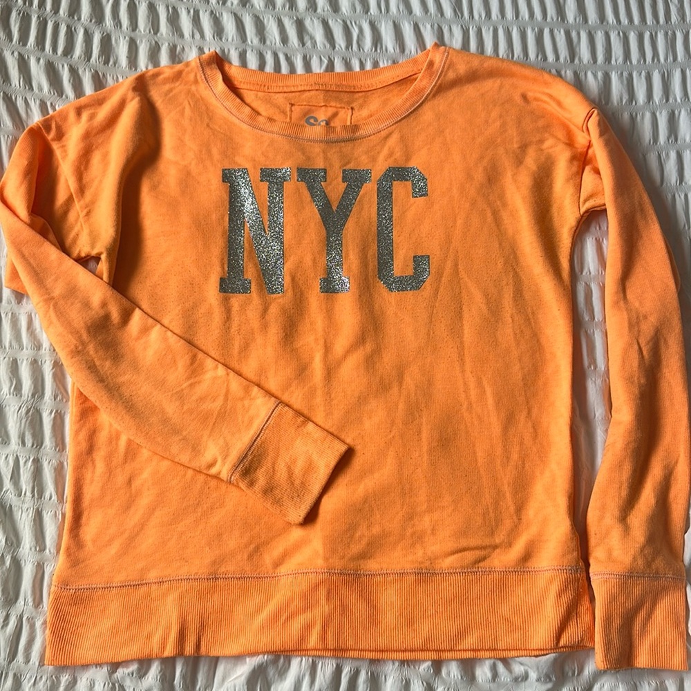 Orange NYC sweater